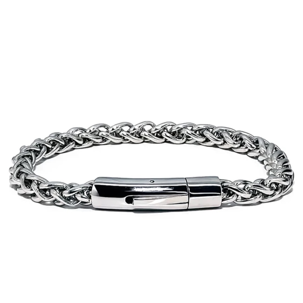 Silver Braided Bracelet